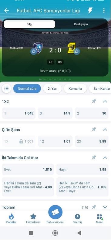 رهان 1xbet في الوقت الحقيقي